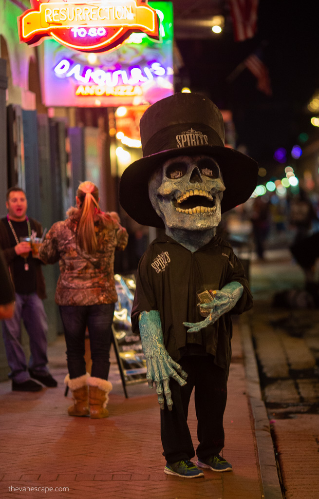 bourbon street art new orleans