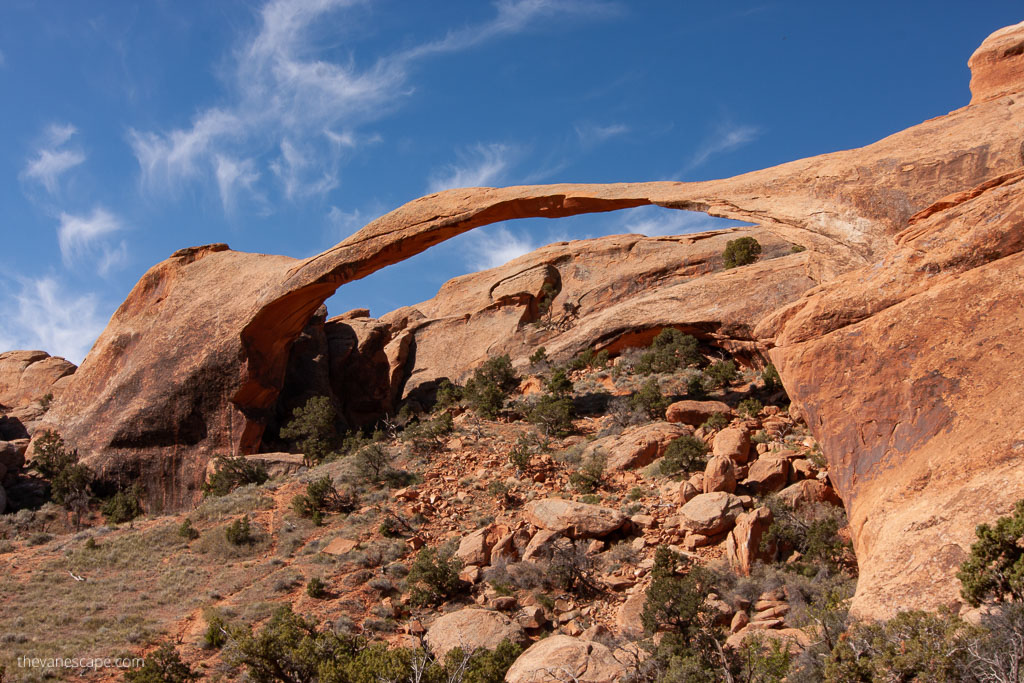Landscape Arch formation.