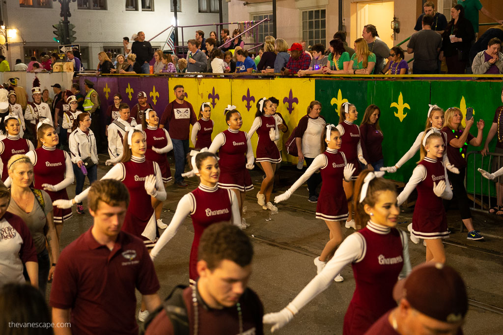 Mardi Gras parade.