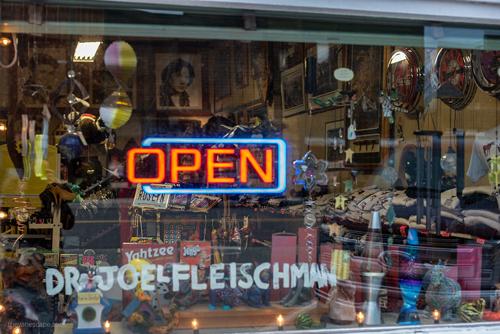 Dr Joel Fleischman office - Cicely’s Gift Shop.