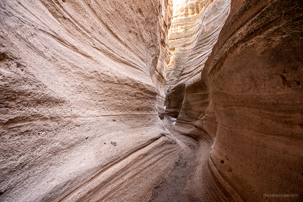 slot canyon.