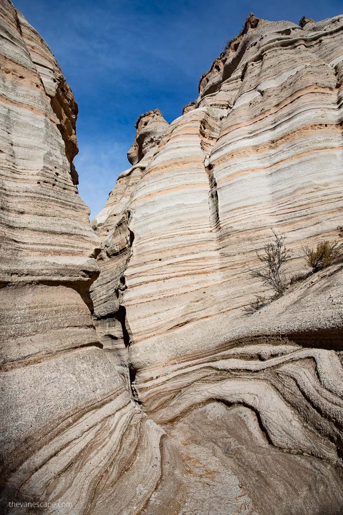 slot canyon walls