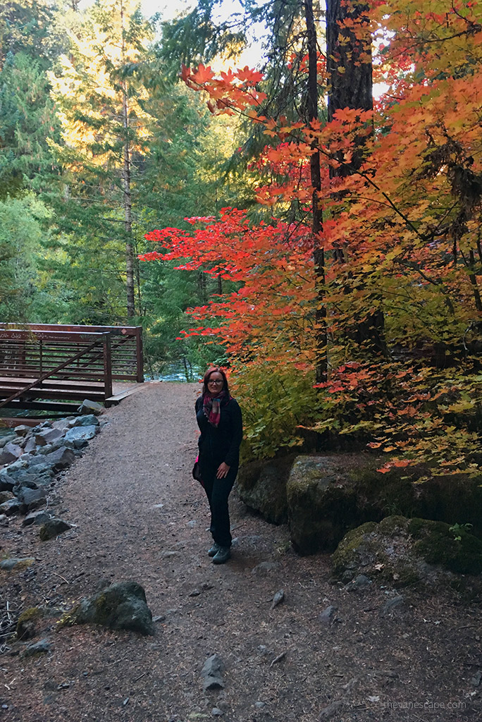 Agnes Stabinska, the author, hike to Umpqua Hot Springs.