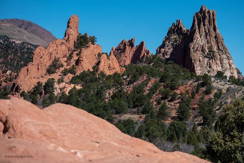 rocks in Garden of the Gods