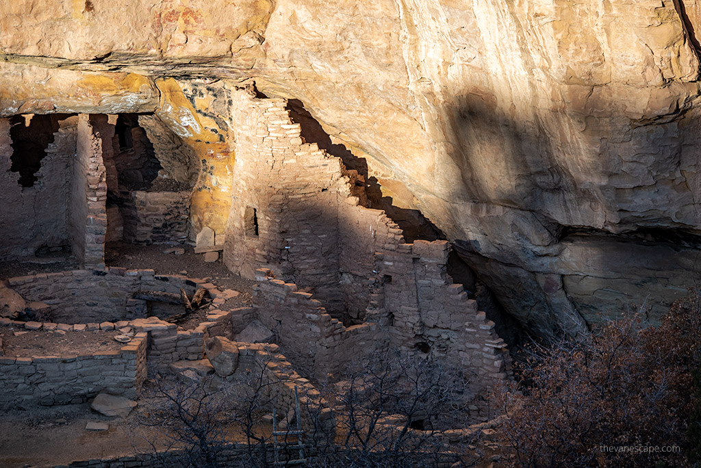 mesa verde: ruins of the pueblos.
