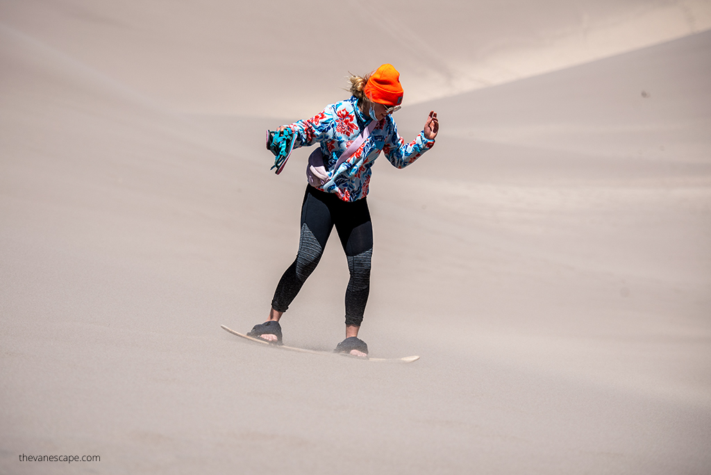 Sand Boarding in Great Sand Dunes National Park