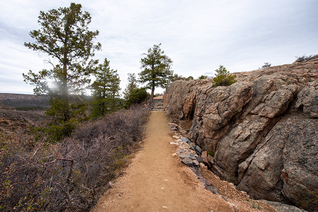 hiking trail in Black Canyon of the Gunnison