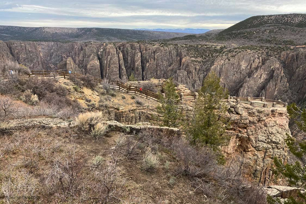 the view from South Rim Visitor Center.