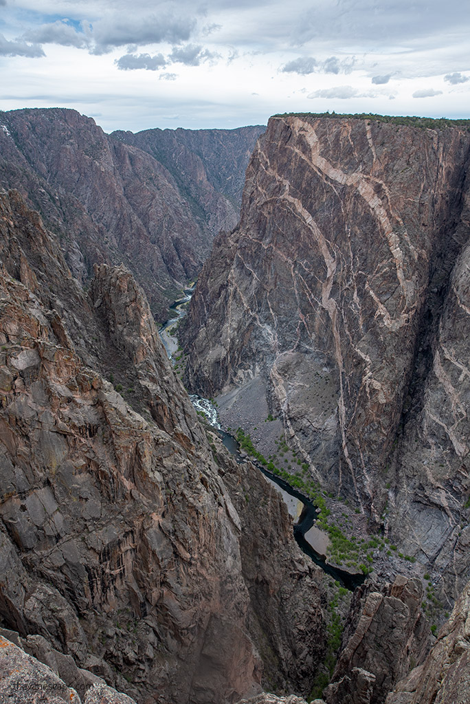 the abyss in Black Canyon of the Gunnison