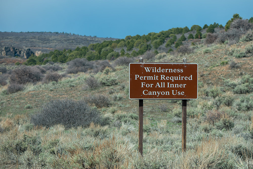 Black Canyon: entrance to the Inner Canyon. 