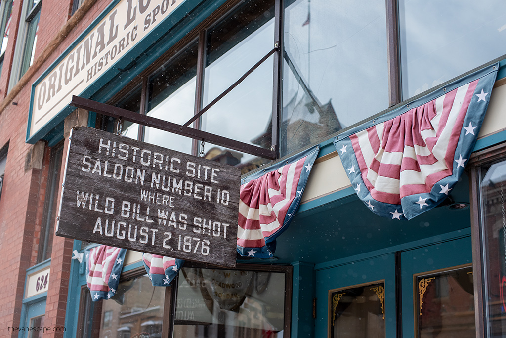 Historic saloon in Deadwood.