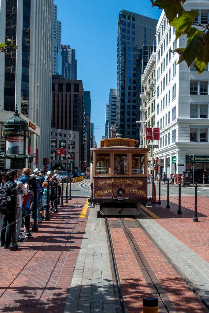 San Francisco cable tram.