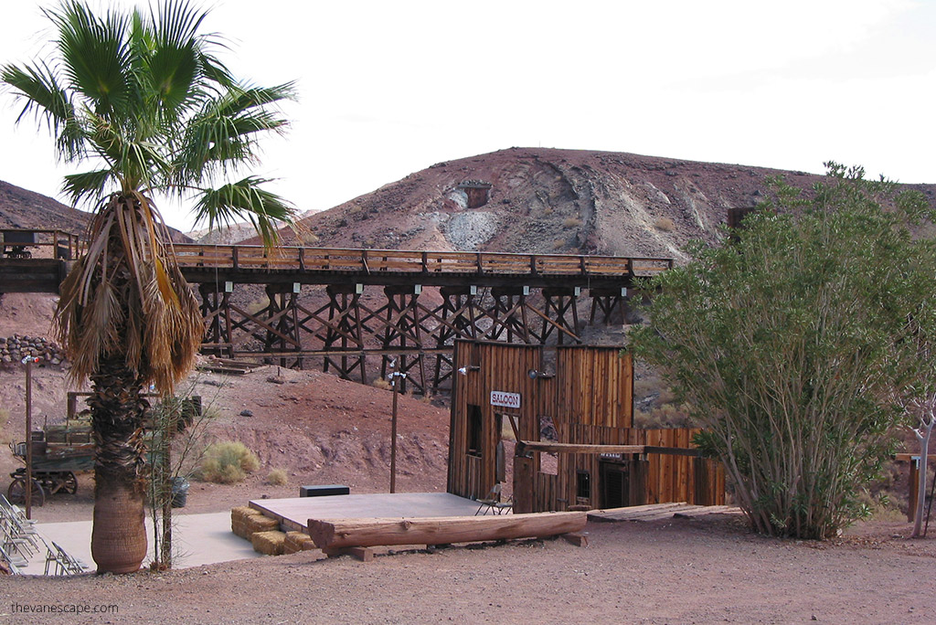 Old buildlings in Calico. 