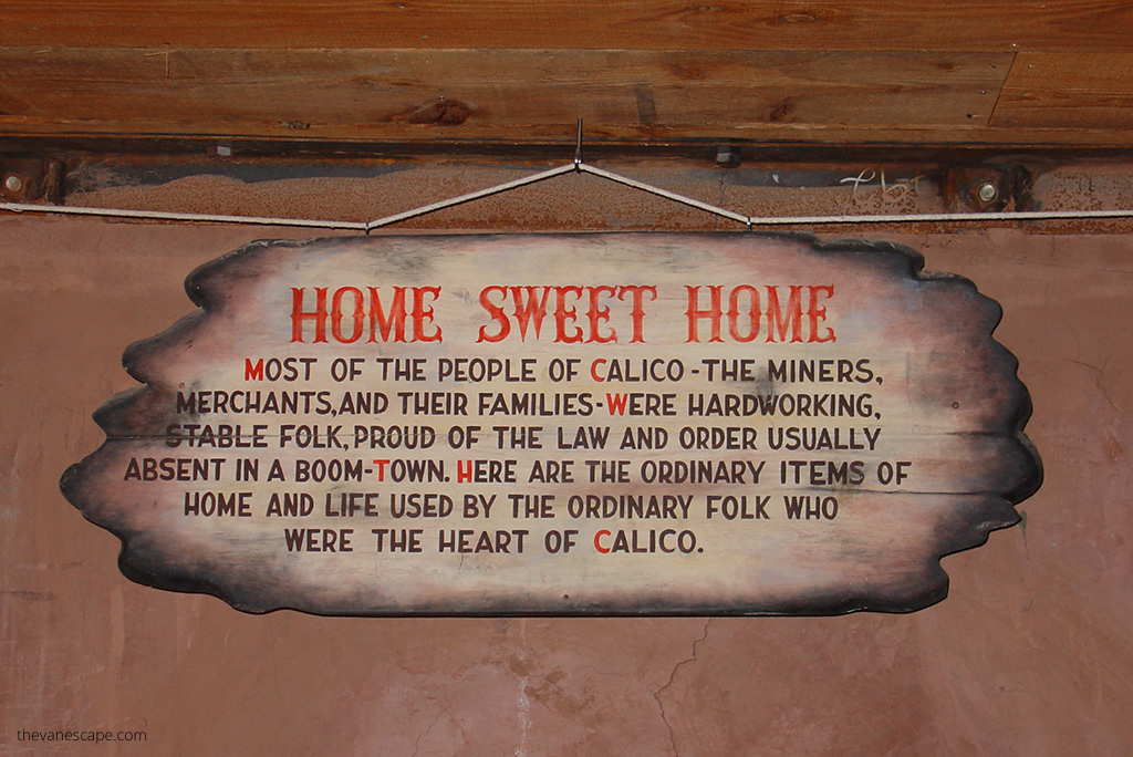 Calico Ghost Town.