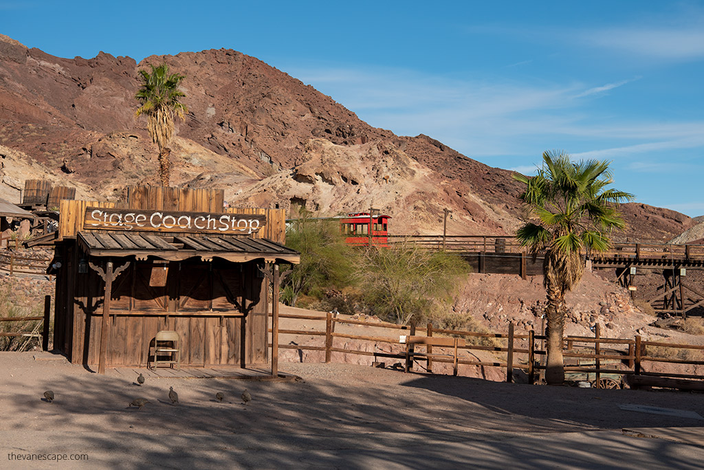 Stage Coach Stop in Calico. 