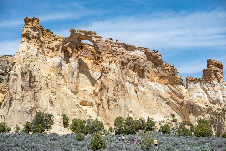 Driving to Grosvenor Arch, Utah