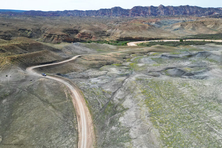 Driving the Cottonwood Canyon Road in Utah