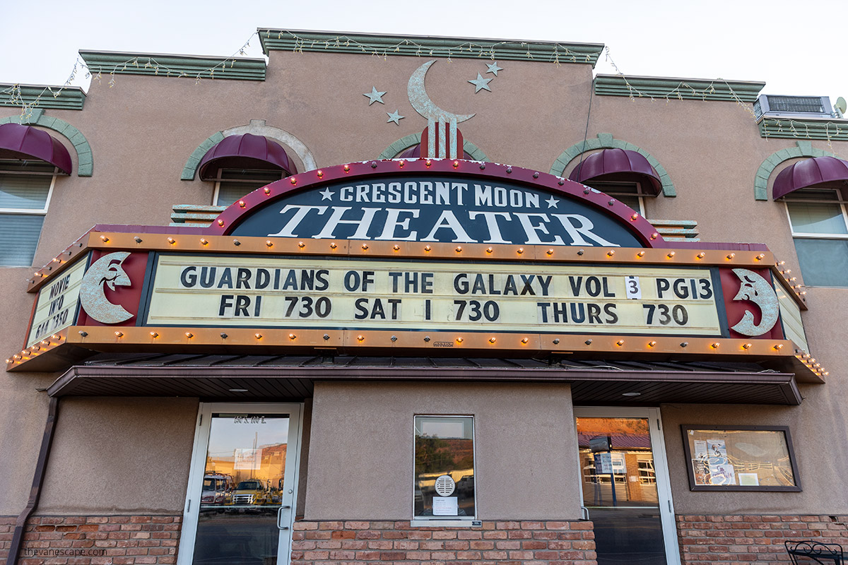 crescent moon theater in kanab 