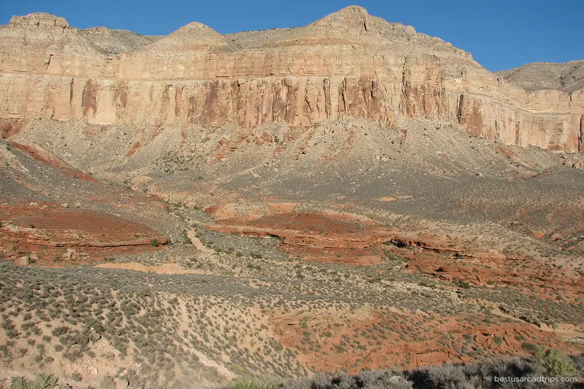 Havasu Falls hiking trail.