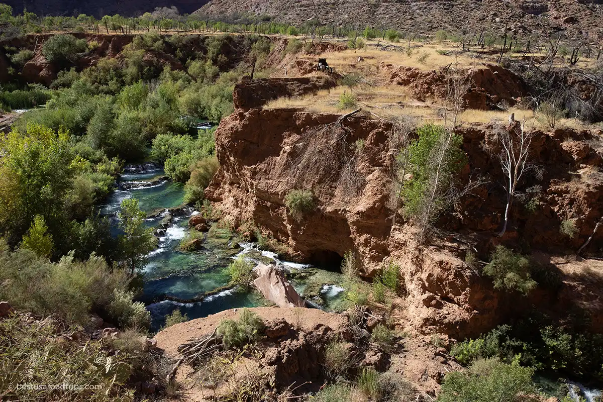 Hiking trail in Havasu Creek.