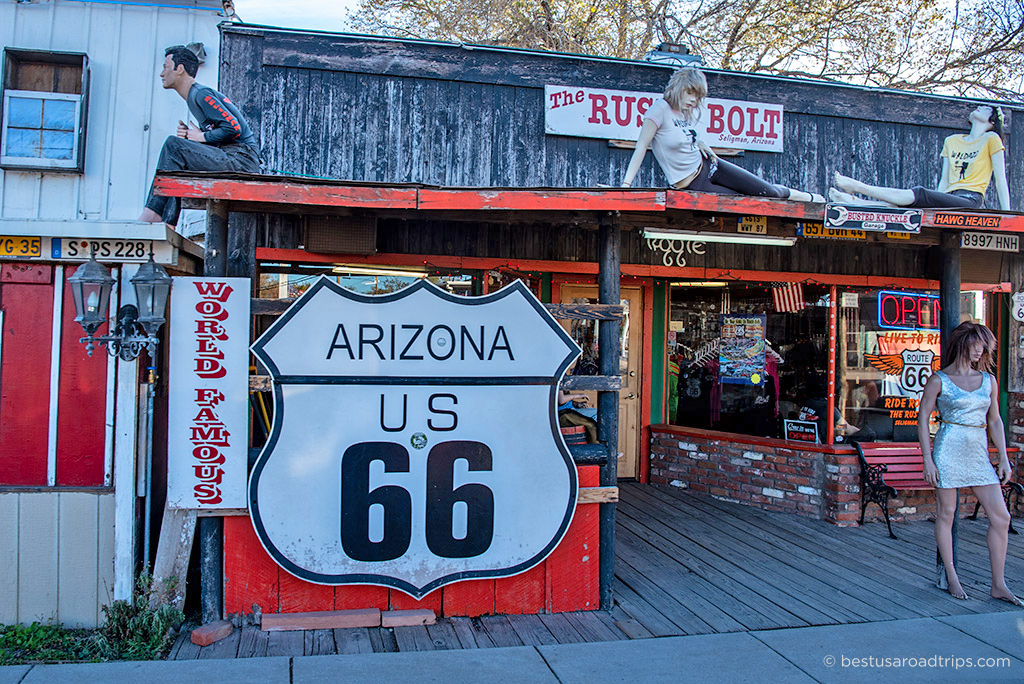 Route 66 in Arizona.