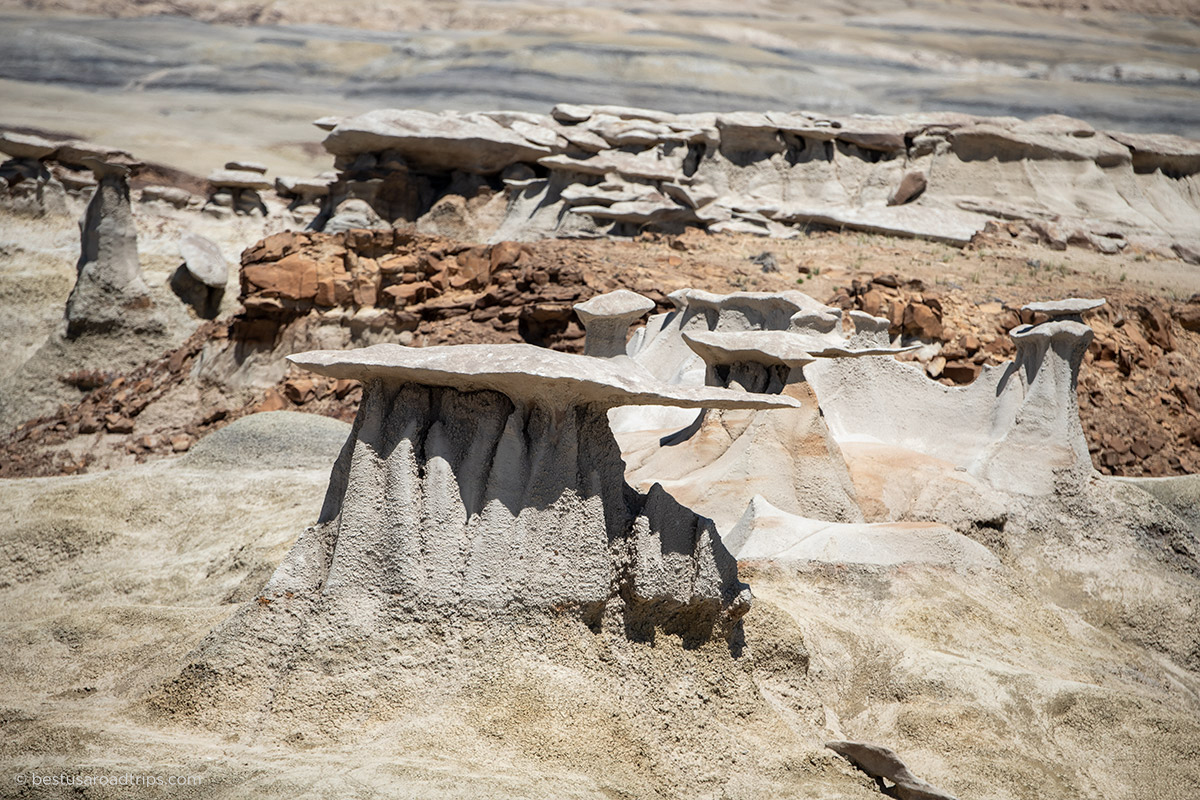 Bisti Badlands in New Mexico.